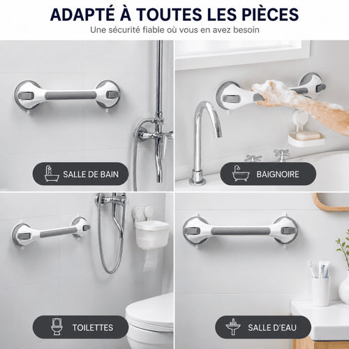 Barre d'Appui de Douche Sécurisée